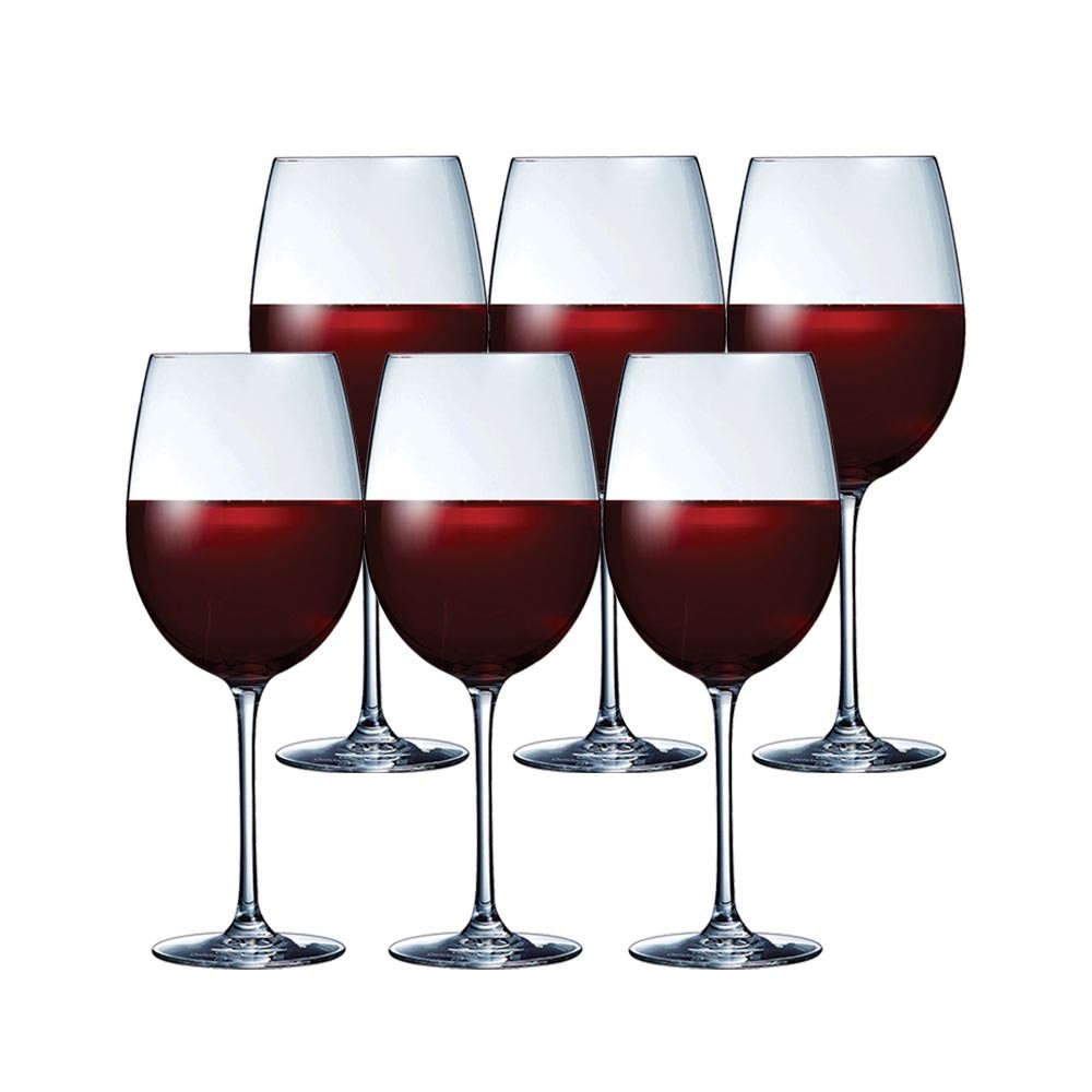 Taça Cabernet Tulip, Taça Cristal Vinho, 6pcs 750ml - Arcoroc em Oferta na Shopee
