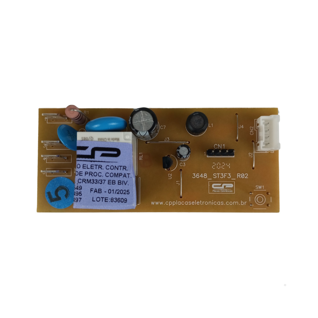 Placa Compatível Refrigerador Consul CRM33 CRM37 Bivolt