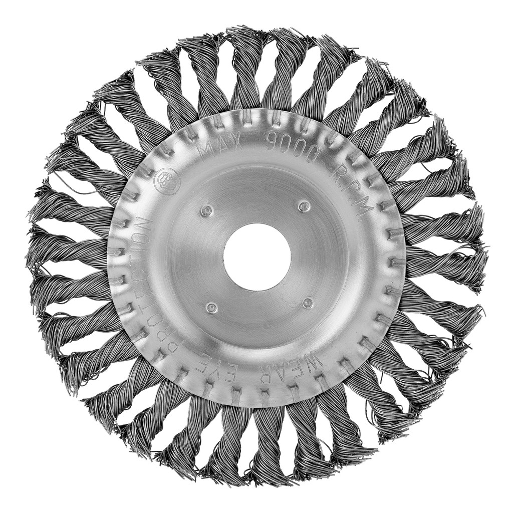 ESCOVA CIRCULAR, ACO CARBONO, TORCIDA, FURO 22,2 MM, 150MM, 1PC // MTX em Oferta na Shopee