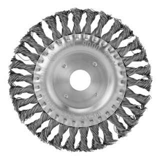 ESCOVA CIRCULAR, ACO CARBONO, TORCIDA, FURO 22,2 MM, 150MM, 1PC // MTX em Oferta na Shopee