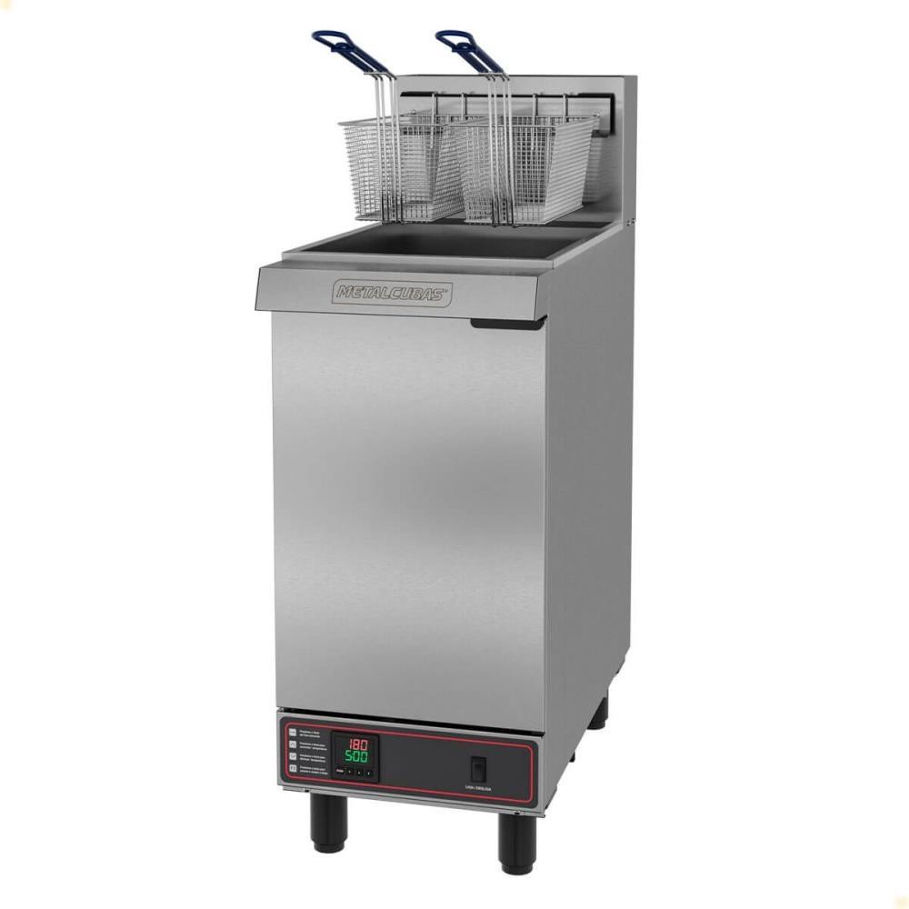 Fritador Premium A Gás Zona Fria De Óleo Metalcubas FOG 2C PRM