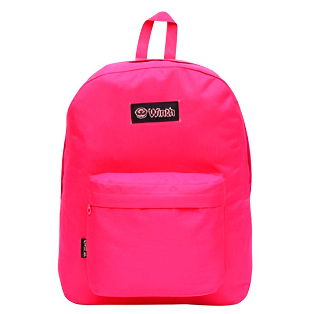 Mochila Escolar Juvenil Pink para Aulas e Estudo Moderno