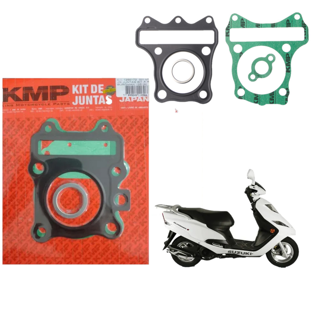 Jg Juntas Kit A Burgman 125 I 2011/2018 Kmp Original em Oferta na Shopee