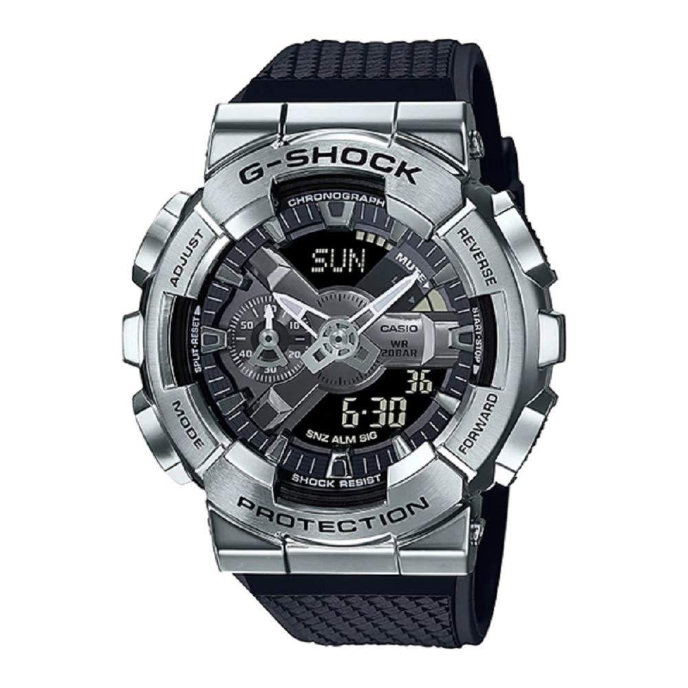 Relógio Casio Masculino Ref: Gm-110-1adr G-Shock Anadigi Prateado
