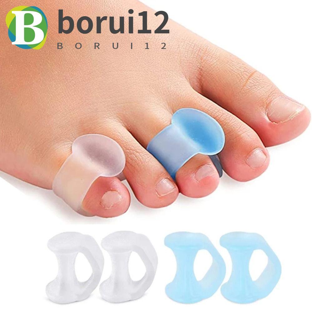 BORUIB Toe Valgus Corrector Para Pedicure Joanete Corretor Espaçador Silicone Gel Separador Alisador