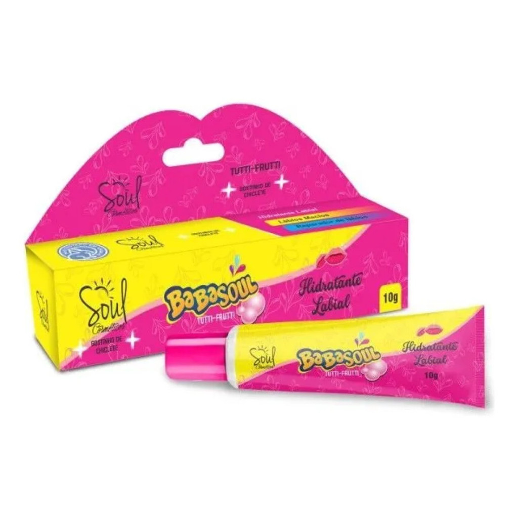 Babasoul Hidratante Labial Cheirinho De Chiclete Soul Cosmé