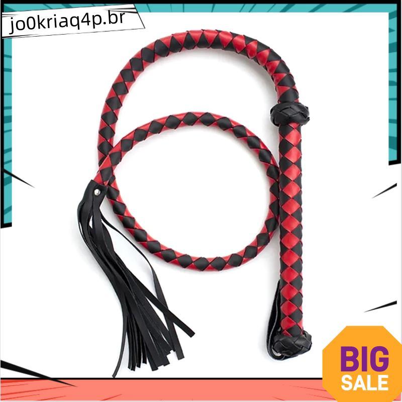 Chicote Vermelho Para Cavalo , Colheita Equestre , Couro Sintético , Equipamento Treinamento De