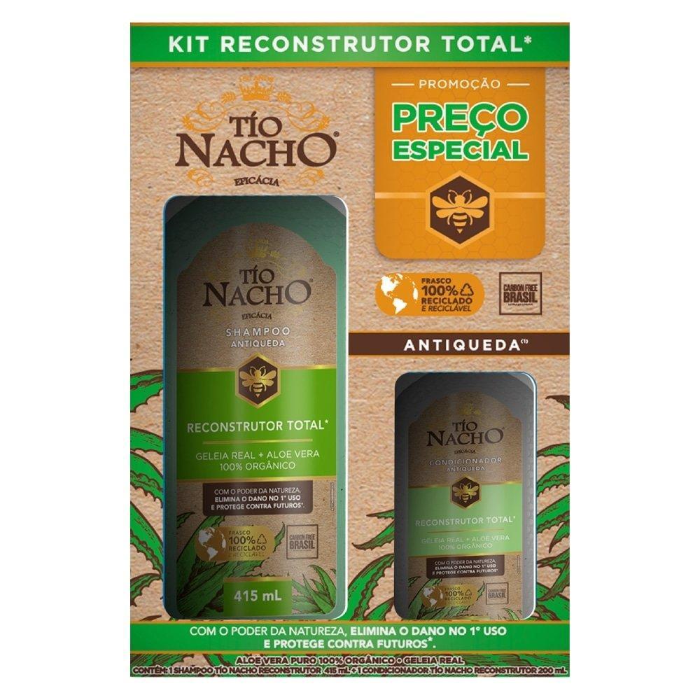 Shampoo 415ml+Condicionador Tio Nacho Reconstrutor 200ml