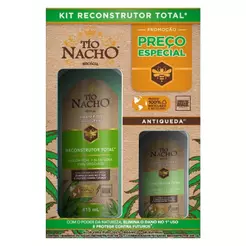 Shampoo 415ml+Condicionador Tio Nacho Reconstrutor 200ml