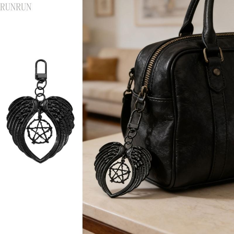Chaveiro Góticos Exclusivos RUNRUN Asa Anjo E Estrela Para Meninas