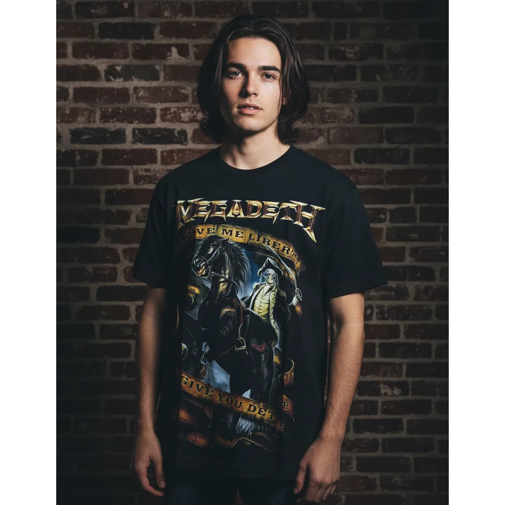 Camiseta Megadeth Blusa Banda de Rock Adulto Unissex Diversos Vários Modelos