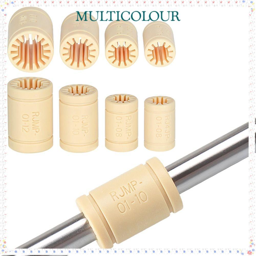 Rolamento Linear Multicolorido De 1 Peça , Eixo De Sólido RJMP-01 RJ4JP-10 , Polímero De Bucha À Prova De Poeira DIY