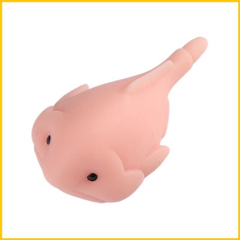 SUN Fish Shape Silicone Squeeze Toy Dispositivo Exercício Para Terapia Manual Alívio Do Estresse