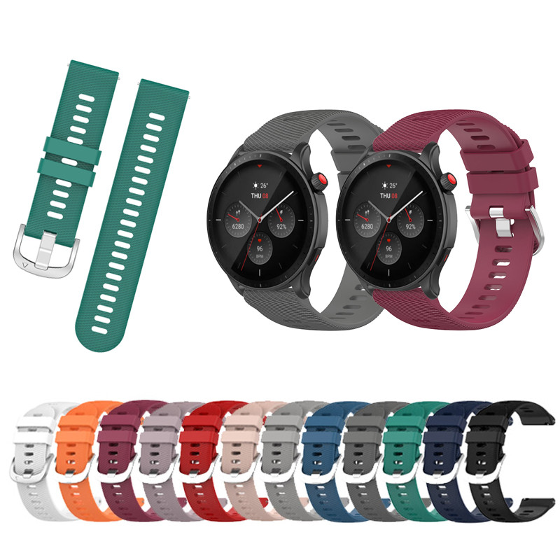 Para Huami Amazfit GTR 3 4 3pro 4pro 2 2E Mini Pulseira De Relógio De Silicone Esportivo