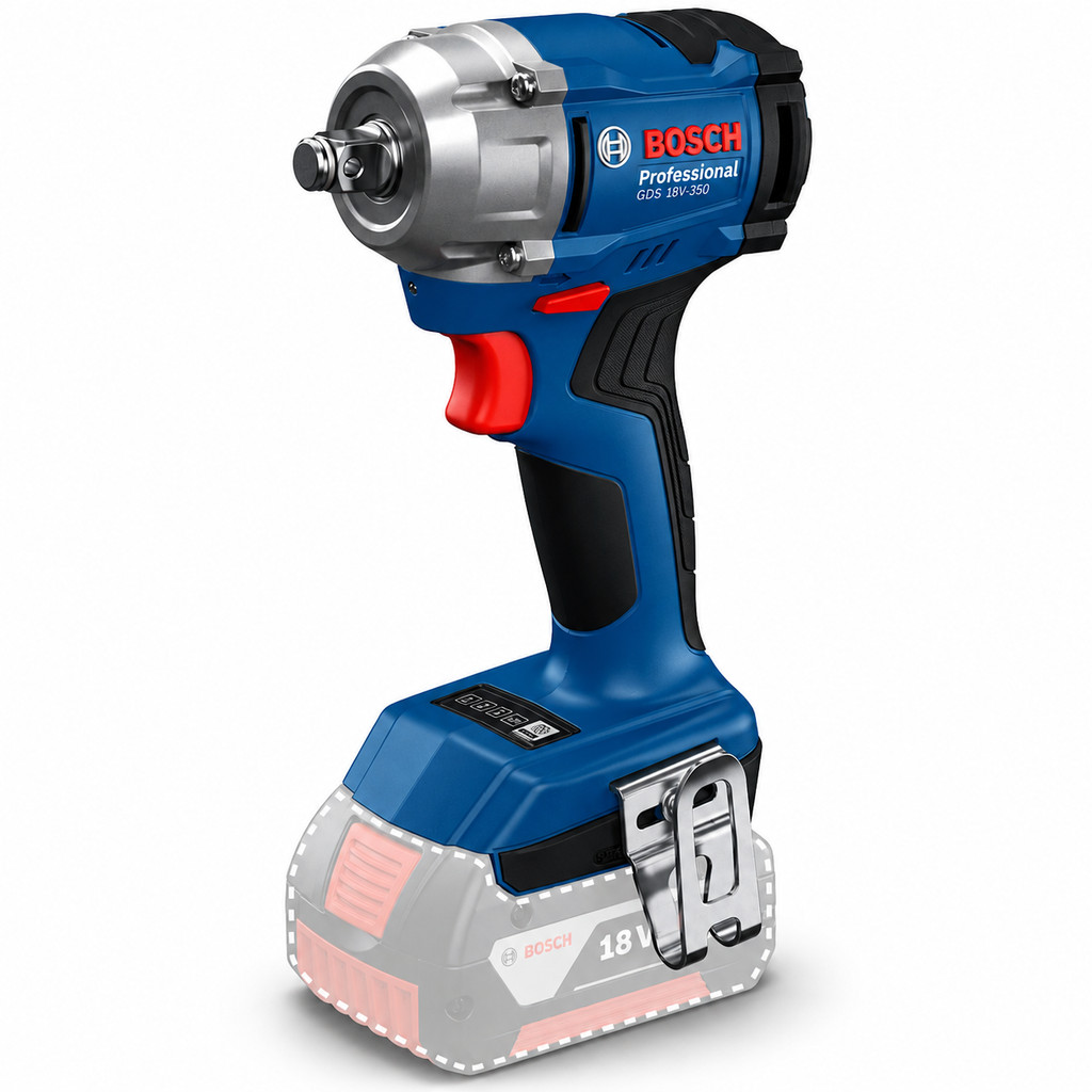 Chave de Impacto GDS 18V-350 Bosch Brushless 1/2" Solo