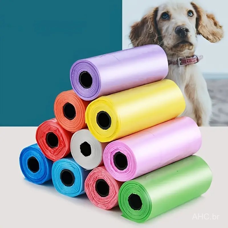 150/225/300 Unidades Excelente Sacos Dejetos Animais Extremamente Forte E Durável Biodegradável Tamanho Perfeito