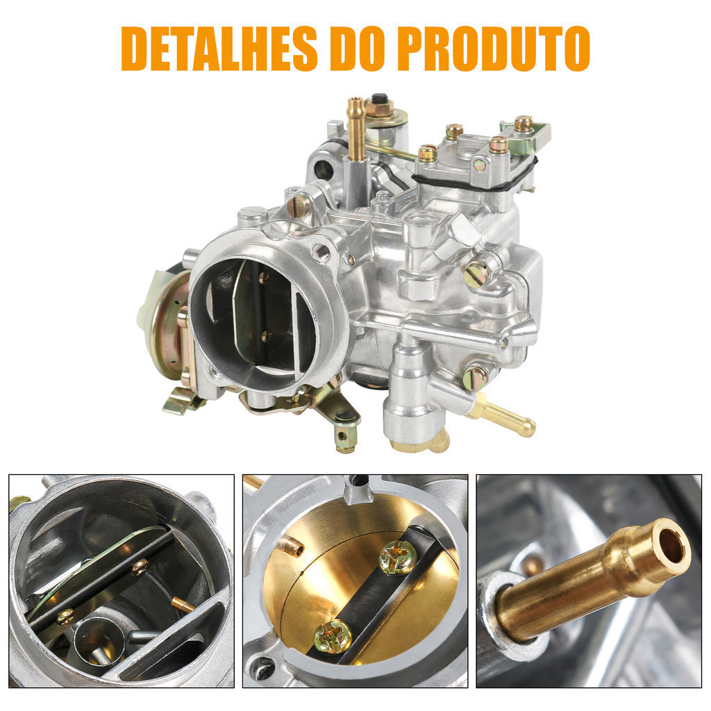 Carburador Uno Mille Fiorino 1.0 93 até 96 Moderno Com Retorno Simples Gasolina — imagem 2 de 2
