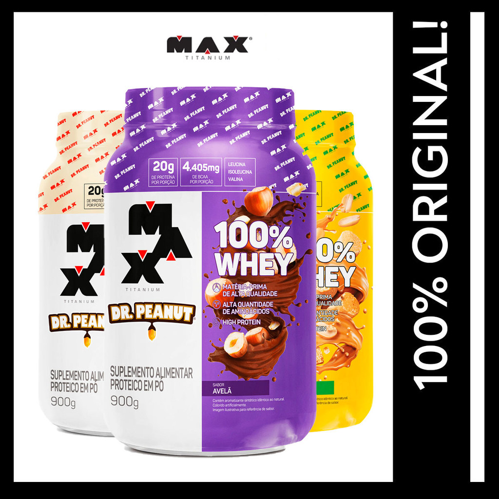Whey Protein 100% Dr Peanut Concentrado 900g