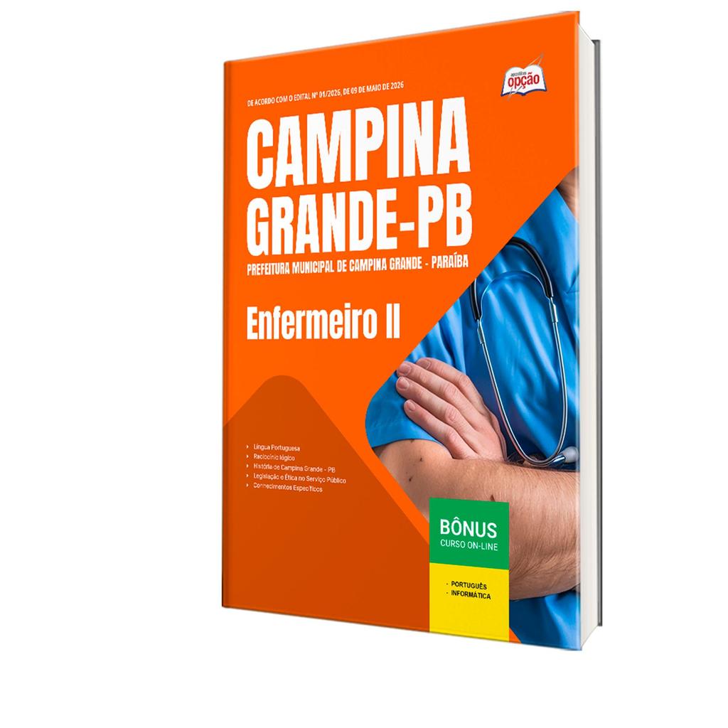 Apostila Prefeitura de Campina Grande - PB  - Enfermeiro II