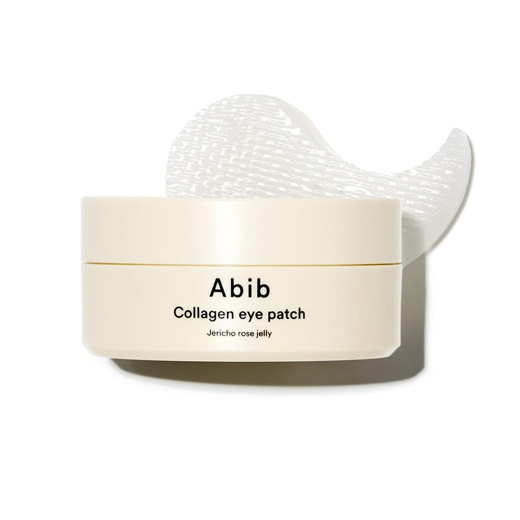 Abib Patch de Olho de Colágeno Jericho Rose Jelly 60 Patches, Patches Coreanos para Olhos Inchados e Olheiras, Anti-Ruga