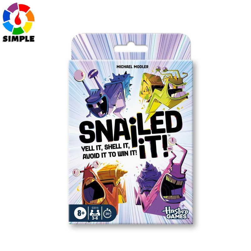 Snailed it! Card Game for Kids, Teens, and Adults, Family Games for 3-6 Players, Ages 8+