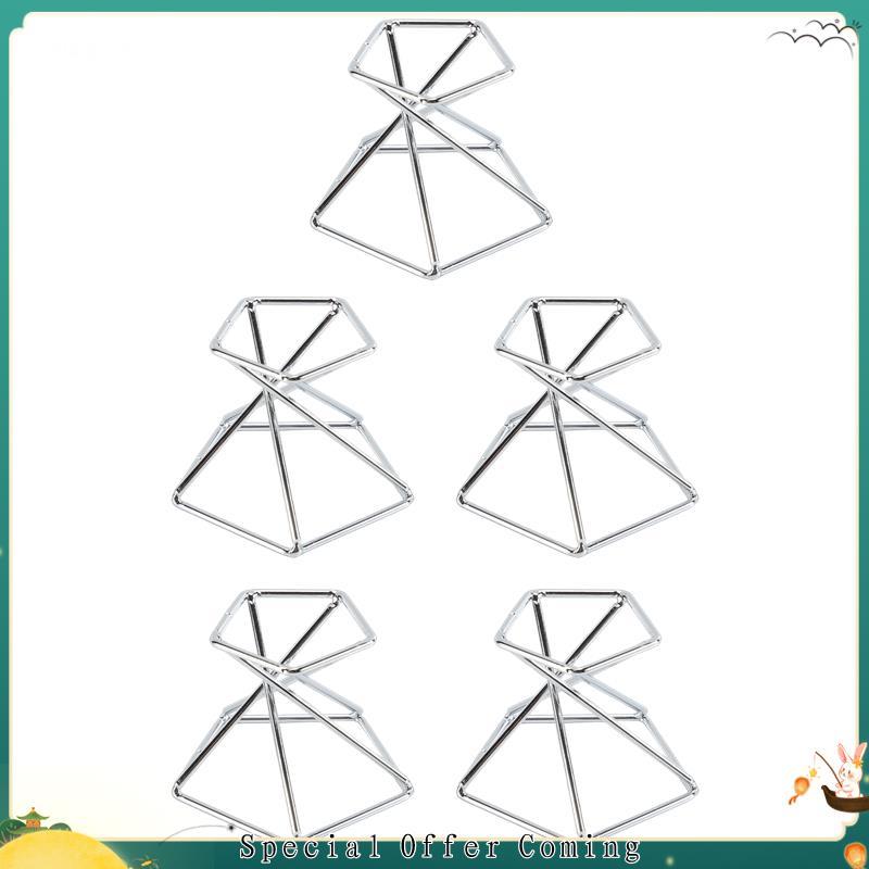 Heheshophhuuele1 Pacote Com 5 Suportes Para Plantas De Ar Tillandsias Display Recipiente Purificação Suporte Samambaia ,