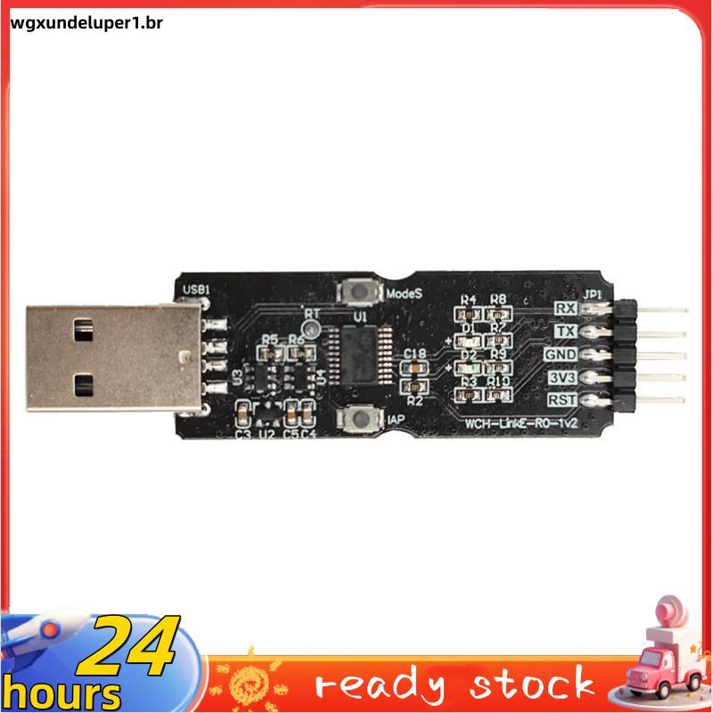 WCH LinkE CH32V003 EVT MCU Download Depurador RISC-V Arquitetura/SWD Interface ARM Chip 1 Porta Serial Para Canal USB