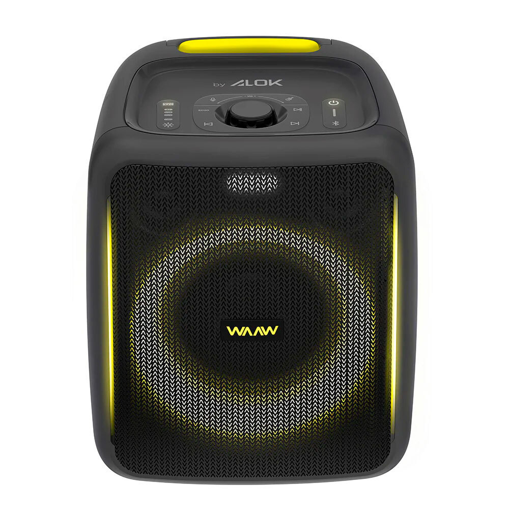 Caixa de som portátil 70W RMS Bluetooth Entrada P10 com Led  - BEAT 1000 WAAW