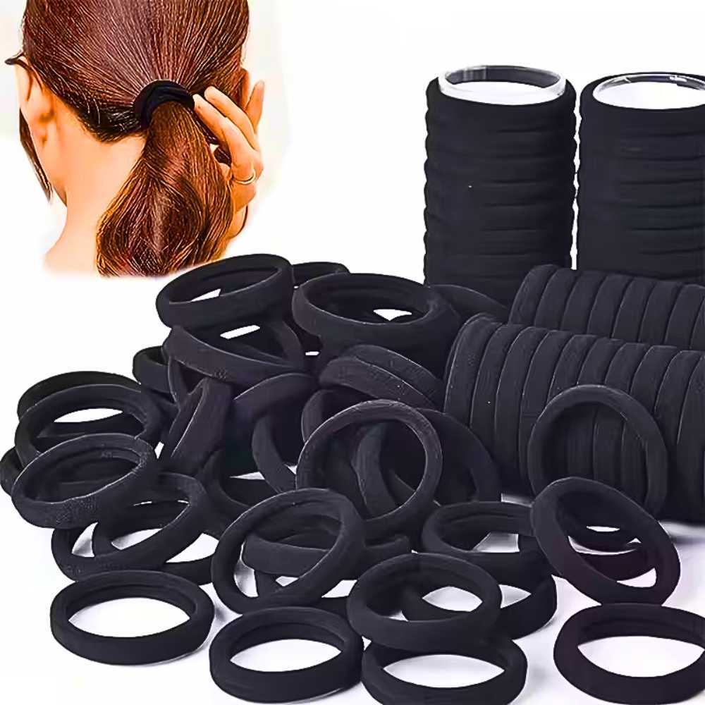 Elástico 100 Xuxinha / chuquinha / Rabicó de Cabelo colorido Adulto Infantil Criança