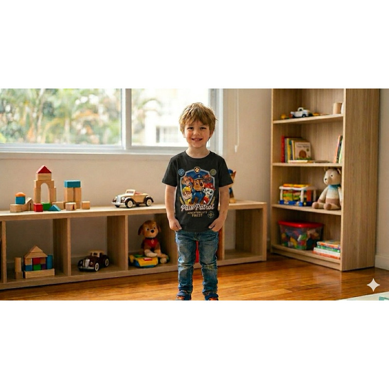 Camiseta Infantil Homenagem Patrulha Canina Estampa Divertida Personagens