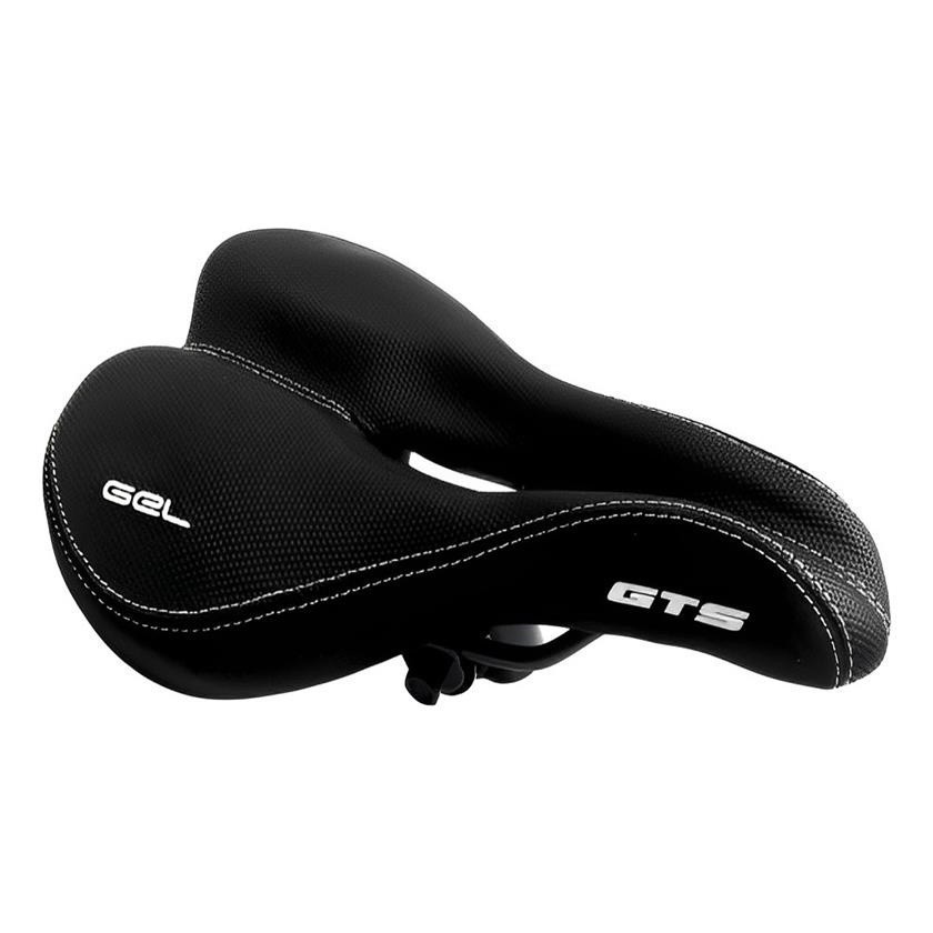 Selim Banco Gel GTS Confortável Bicicleta Mtb Com Meio Vazado em Oferta na Shopee