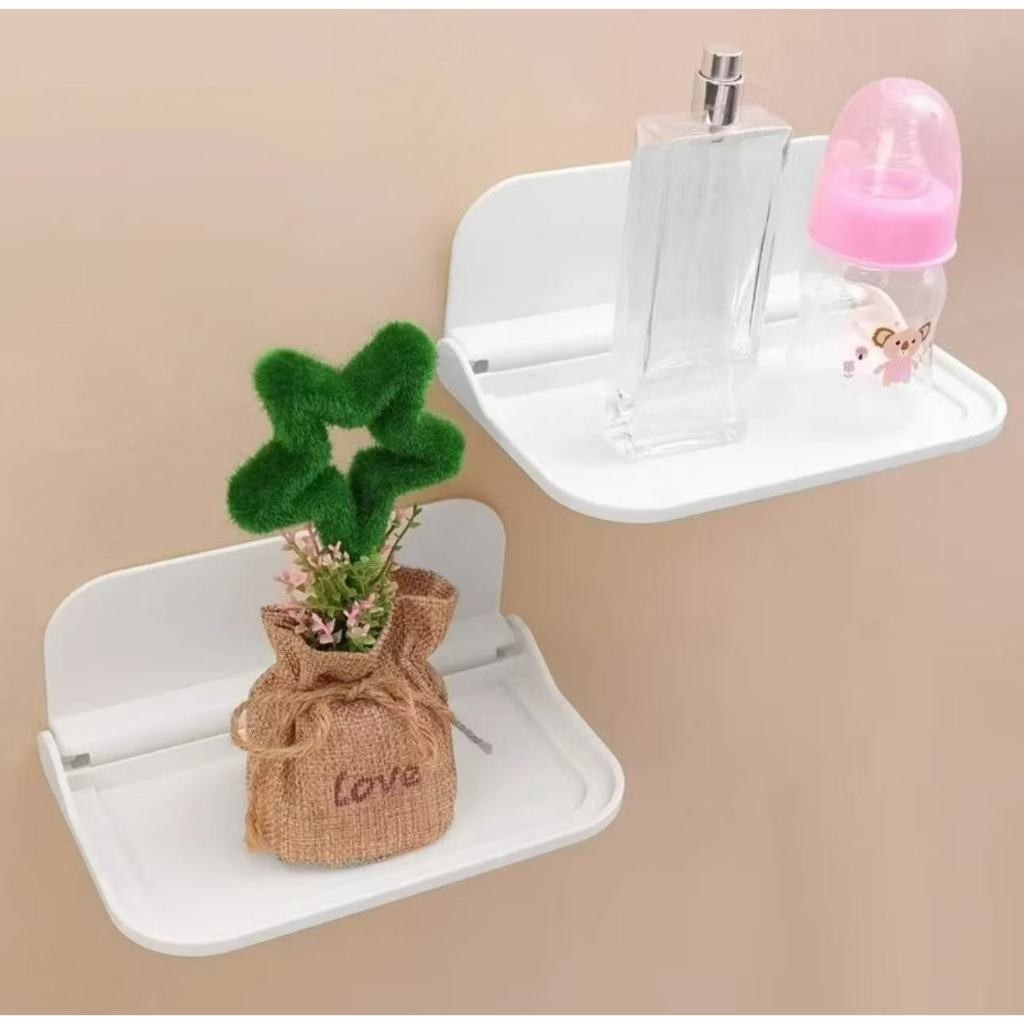 Prateleira Organizadora sem Furo Dobrável -Capacidade | Cozinha, Banheiro, Quarto, Lavanderia | Fácil Instalação