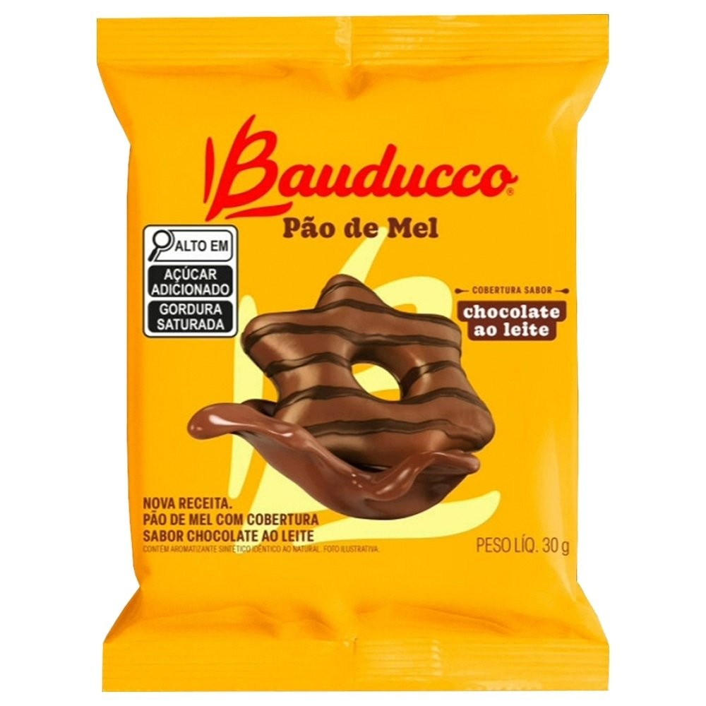 Pão de Mel Bauducco Display 30g - Embalagem com 15 Unidades em Oferta na Shopee