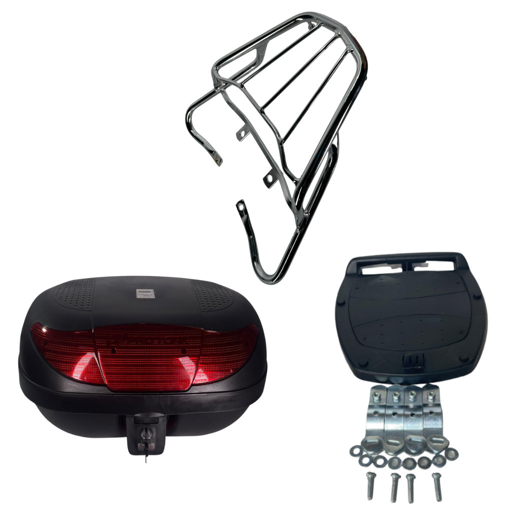 Kit Bagageiro Churrasqueira Cg Titan 150 Fan-Baú 45 Litros 2009 até 2013