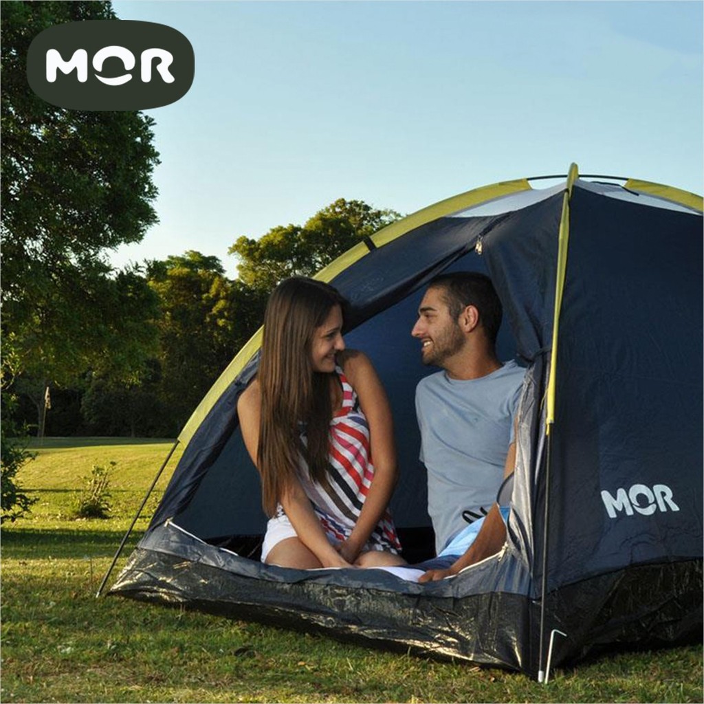 Barraca Iglu 2 Lugares 2 Sacos de Dormir Kit Acampamento Barraca + 2 Sacos de dormir 2Pessoas - Mor — imagem 2 de 2