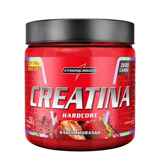 Creatina Hardcore Pote C/350g Sabor Morango Integralmedica em Oferta na Shopee