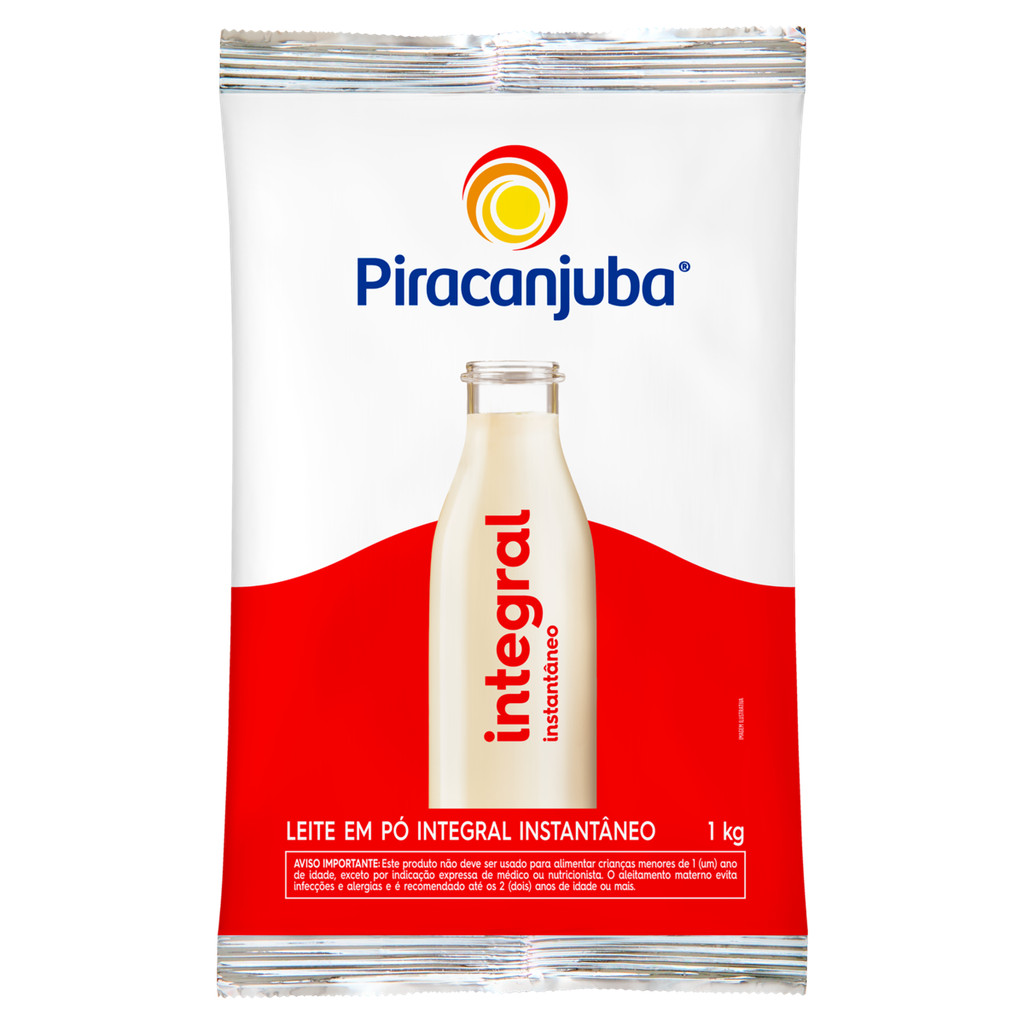 Leite em Po Integral instantaneo 1kg Piracanjuba