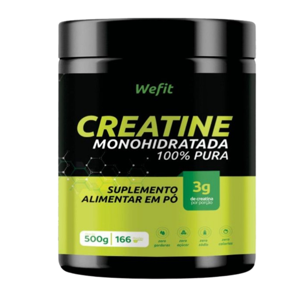 Creatina Pote Com 500g Wefit em Oferta na Shopee