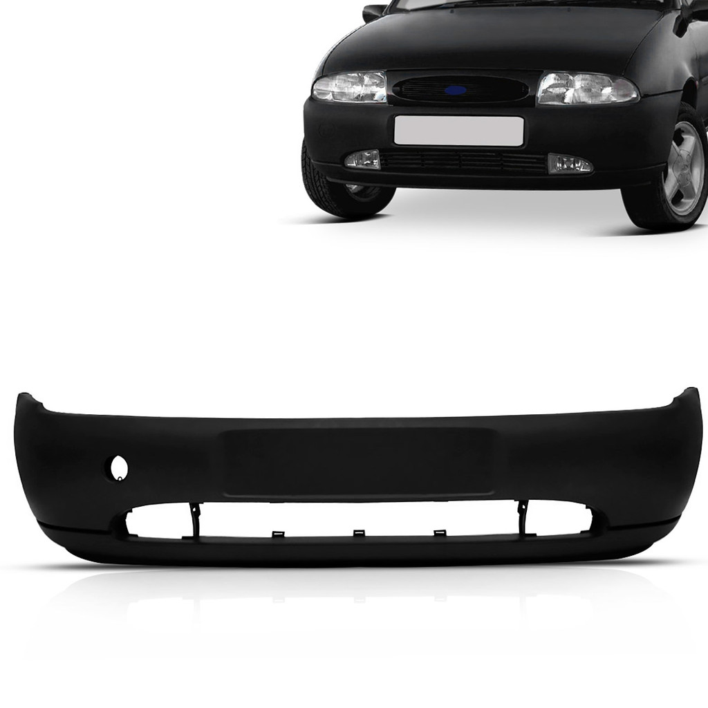 Parachoque Dianteiro Fiesta 95 96 97 98 99 Preto em Oferta na Shopee