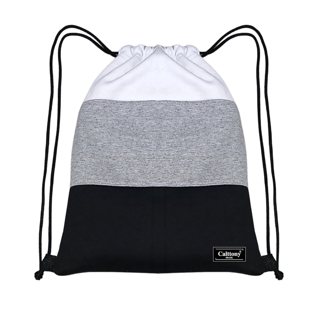Mochila Infantil Minimalista de Moletom, para Esporte e Lazer 35x29cm