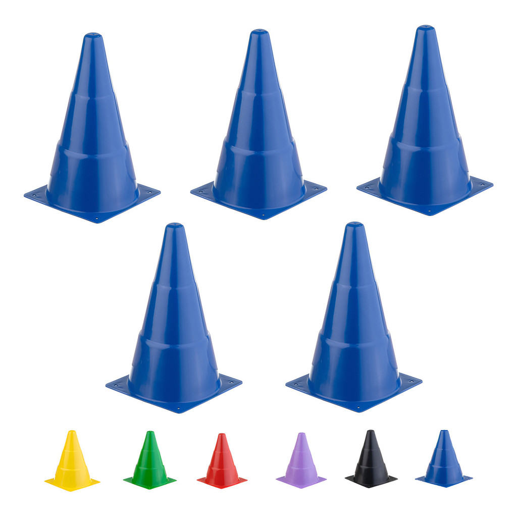 Kit 05 Cones De Treinamento E Circuito Demarcatórios Agilidade E Funcional em Oferta na Shopee