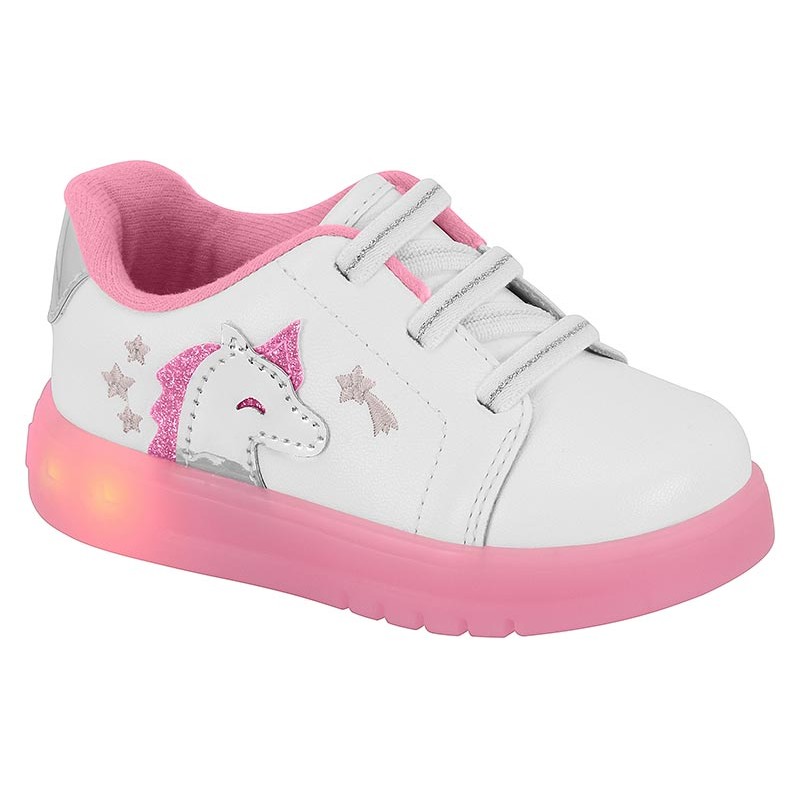 Tenis Infantil Meninas Led Brilho Conforto Molekinha Original em Oferta na Shopee