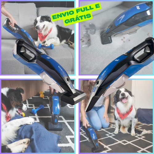 Aspirador Extratora Higienizadora WAP à Bateria PET CLEANER MOB 4 em 1 Filtro Lavável, 120W Bivolt