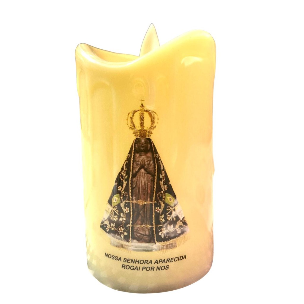 Vela decorativa Eletrônica Nossa Senhora Aparecida