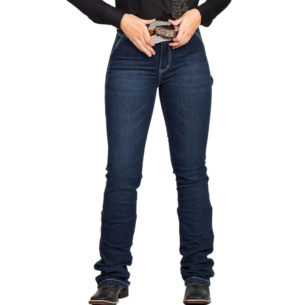 Calça Jeans Carpinteira Feminina Bill Way