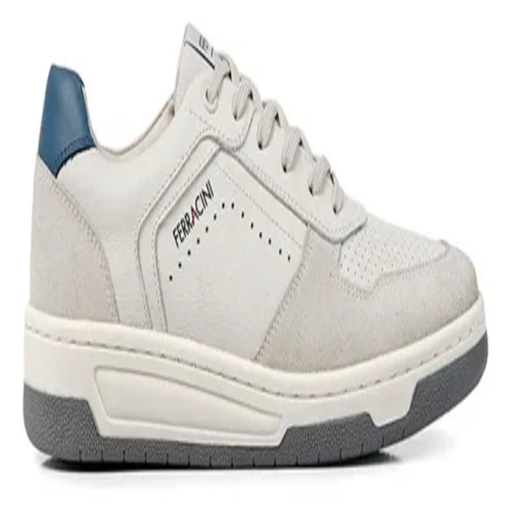 Sapatênis Casual Ferracini Vox-8058-617D-Masculino-Neve