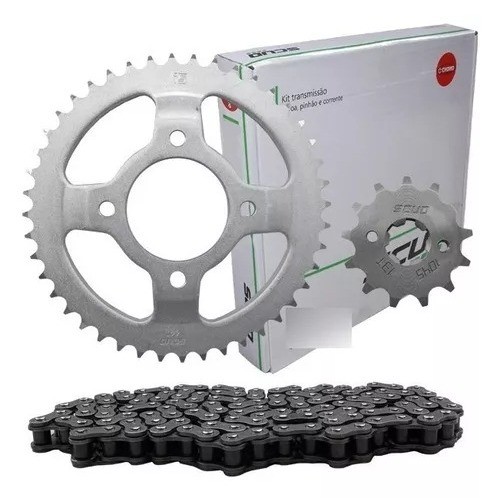 Kit Relação Transmissão Titan Fan 150 04/14 S/ Retentor Scud - Cinza em Oferta na Shopee