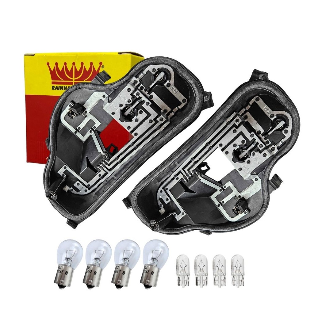 Kit Soquete Lanterna Traseira Para Fox CrossFox 09 a 14 Circuito Lampada Fox CrossFox Com Lampadas