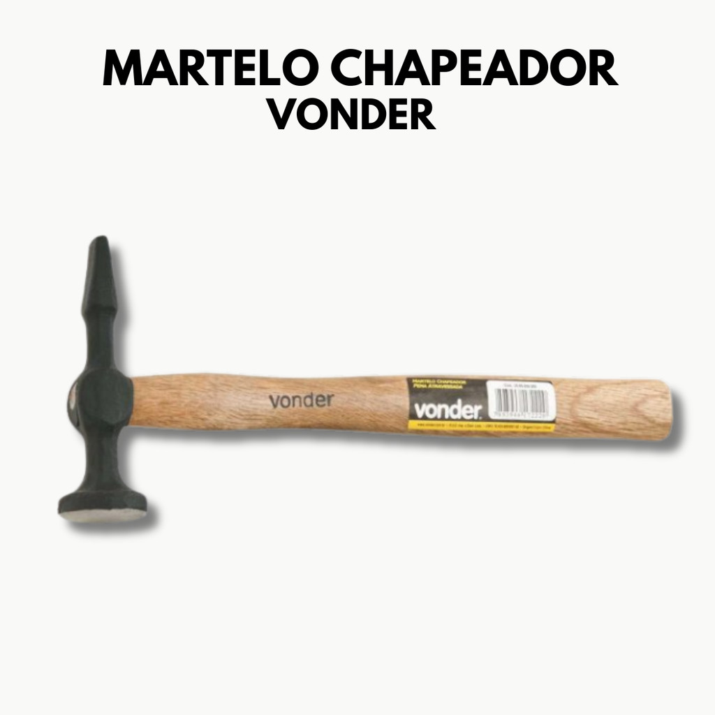 Martelo Chapeador Pena Atravessada 38mm – Vonder