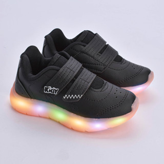 Tênis infantil Menino Kidy Flex Light Luz Led Colorida Fita Adesiva Ajustável Confortável Divertido em Oferta na Shopee